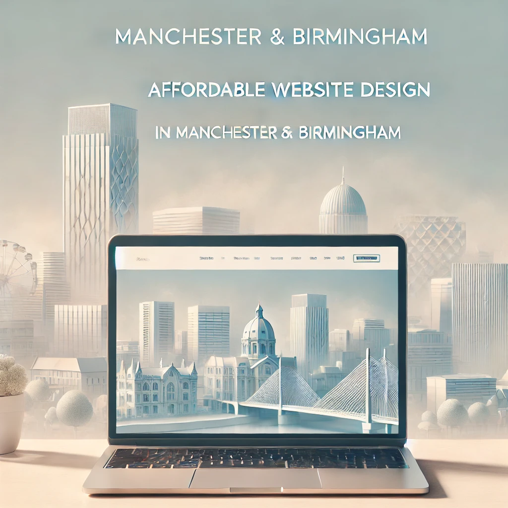 affordable website design services in Manchester and Birmingham